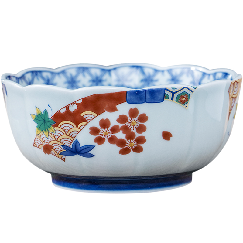 Japan imports ceramic household contracted checking applique restoring ancient ways in ancient Ivan imported rice bowls