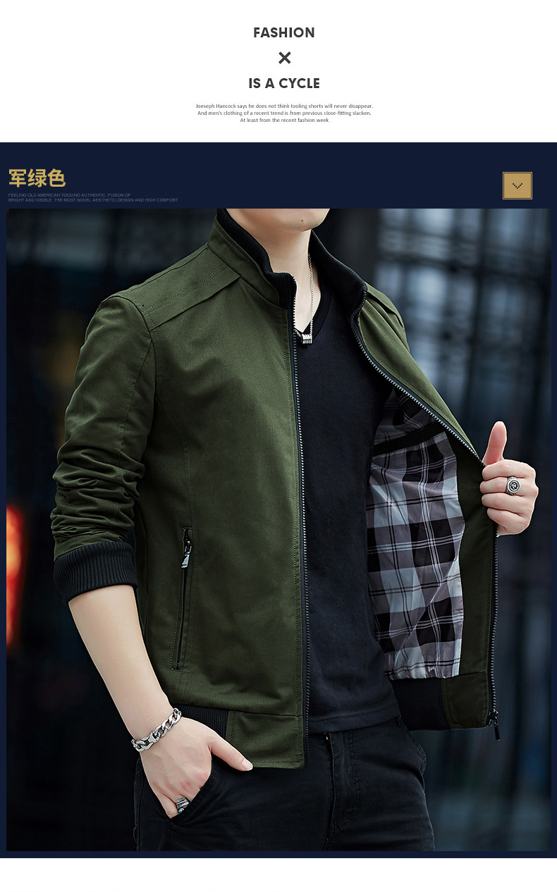 Blouson homme      en Coton - Ref 3118407 Image 17