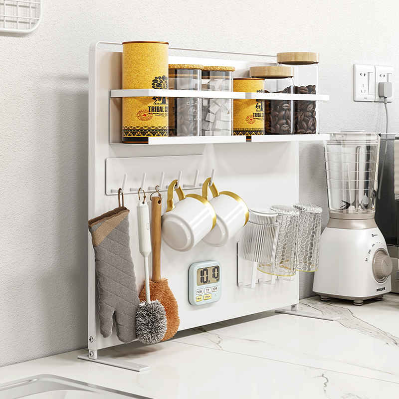 Misee Home Water bar Cupboard Supplies Capsule Coffee Machine Shelve Coffee Containing Tea Water Magnetic Attraction Hook Cup Holder