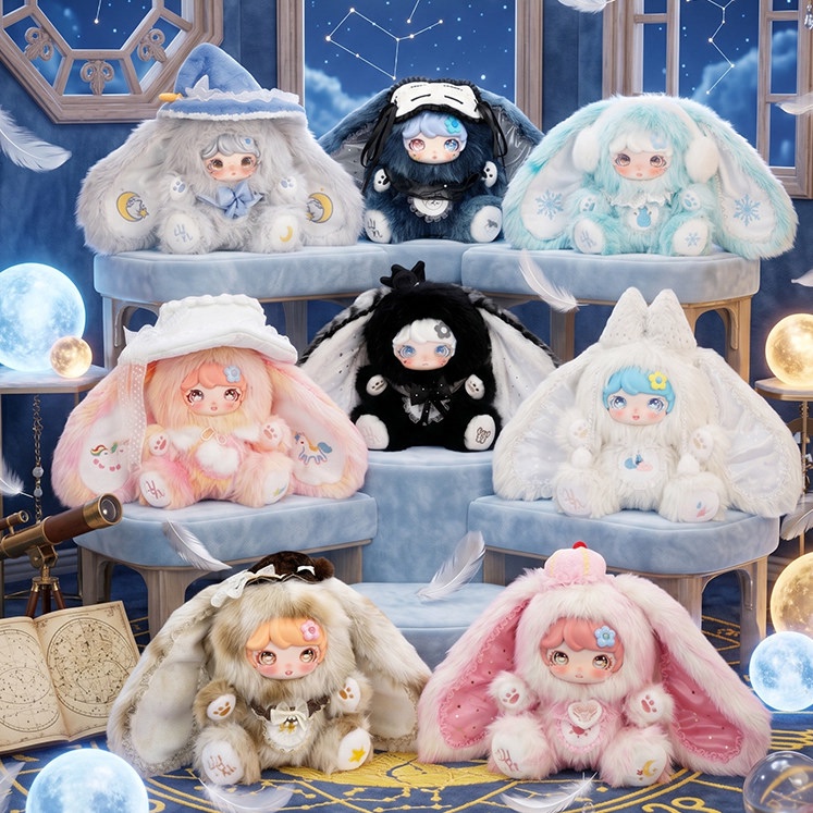 【Authentic in Stock】Luxi Luoxier Angel Bunny 2Nd Generation 800% Large Plush Toy for Girls, Qixi Festival Gift 【Authentic in Stock】Luxi Luoxier Angel Bunny 2Nd Generation 800% Large Plush Toy for Girls, Qixi Festival Gift