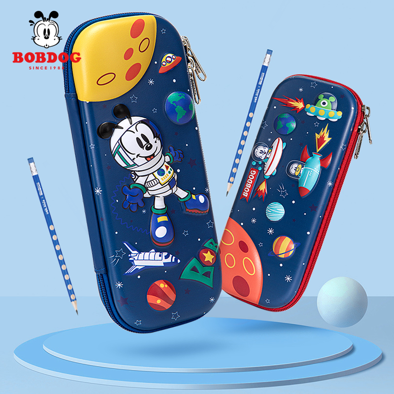 Babu Bean Pencil Case Boy Elementary School Boy Lead Pencil Case Kindergarten Girl Cute Creative Pen Bag Korea Brief 3D Lead Pencil Case Ins Tide Girl Brief Day Department Children Multifunction Lead Pencil Case
