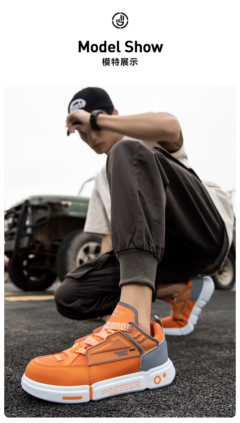 Gubangdun labor protection shoes for men, lightweight, breathable, anti-smash, anti-puncture, steel toe toe work protection, safety and wear-resistant sneakers