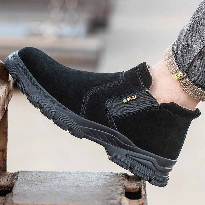 Men's labor protection shoes, anti-smash and anti-puncture, autumn and winter four seasons electrician insulated old insurance work shoes steel plate steel toe