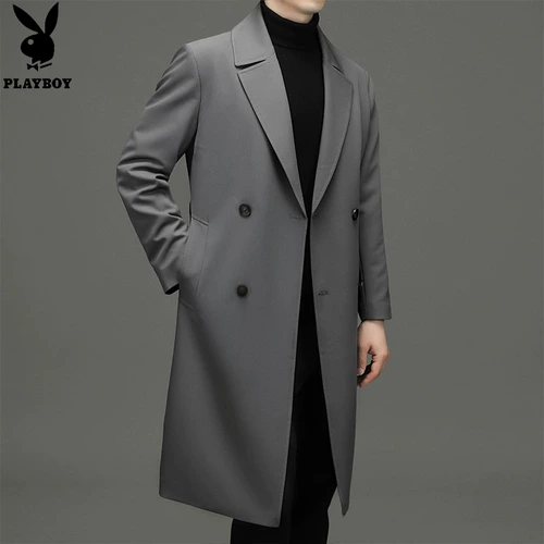 Playboy, осенний плащ, костюм, длинная куртка для отдыха, в корейском стиле, оверсайз