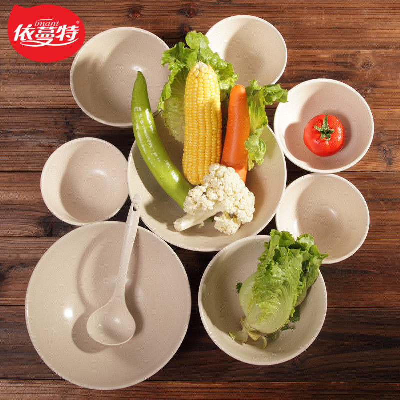 Imante Coffee Wheat bowl Instant noodle bowl Parent-child soup bowl