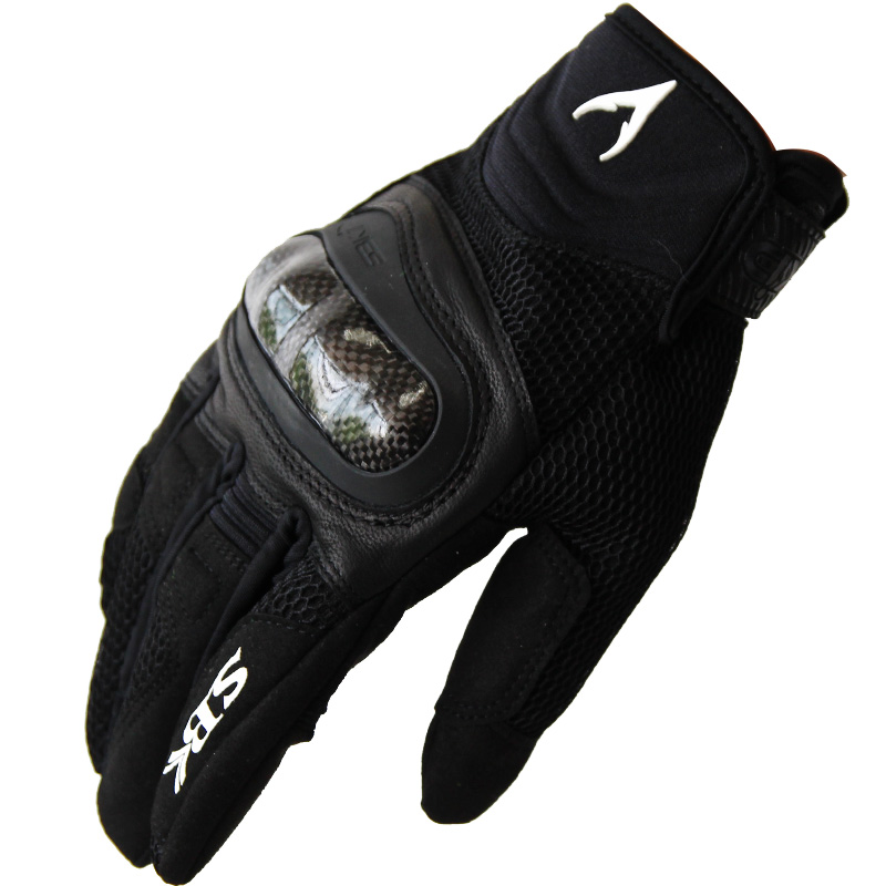 SBK Locomotive Riding Gloves Carbon Fiber Anti-Fall Summer Breathable Thin models for men and women Locomotive Racing