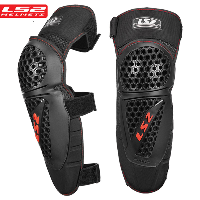 LS2 motorcycle knee pads and elbow pads summer four-piece motorcycle racing protective gear men and women riding equipment anti-fall leggings