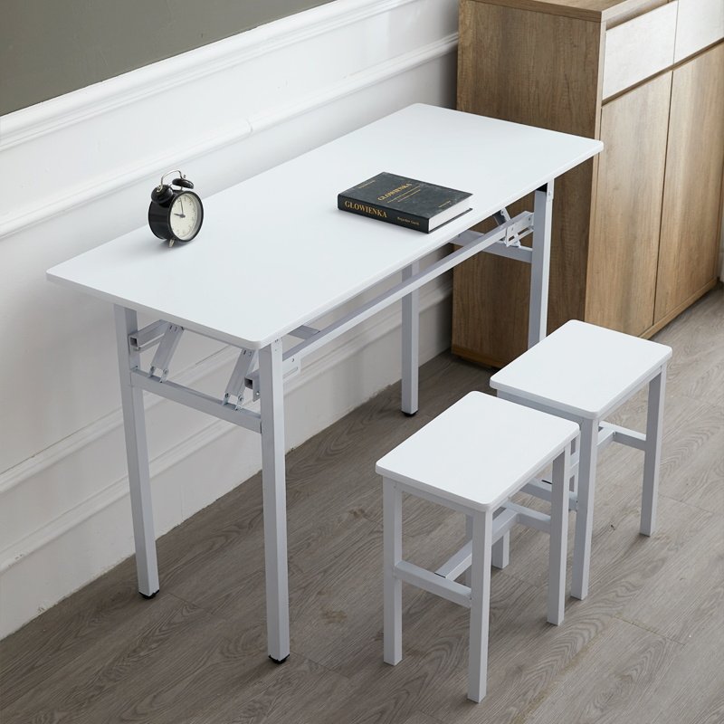 Simple folding rectangular desk meeting strip training table long table dining table writing desk student desk desk