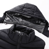 Жилет с капюшоном, мужская шапка, хлопковая куртка, майка топ