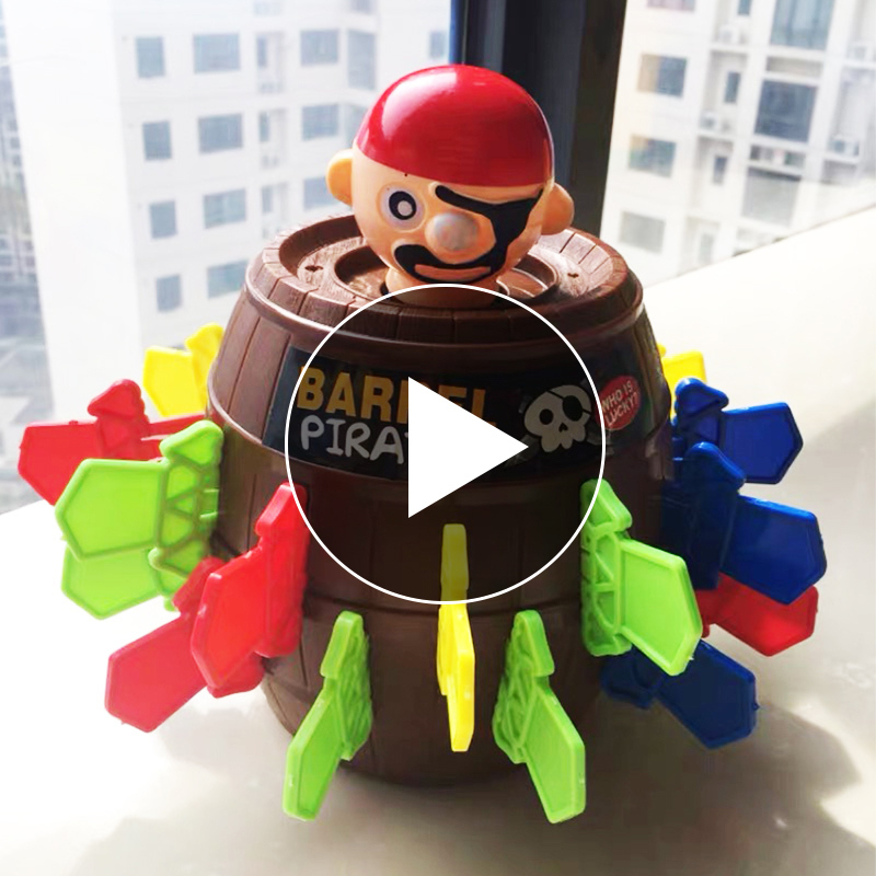 Desktop children's puzzle parent-child game full-person pirate double couple family party against interactive toys