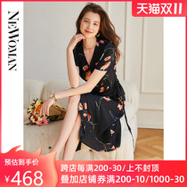 Xiangyun gauze heavy silk dress mulberry silk big brand 2021 Spring Summer new mother temperament gentle wind skirt