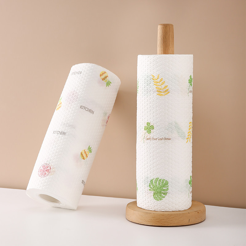 Sloth smeared dry and wet with water washable disposable dishcloth towel kitchen cleaning thickened without dipping oil unwoven cloth