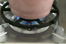 BOBAO gas stove auxiliary pot holder Cast iron gas stove bracket accessories non-slip milk pot shelf four or five claws universal