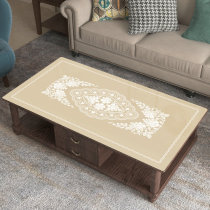 pvc coffee table tablecloth waterproof and oil-proof disposable coffee table mat crystal plate soft glass table mat rectangular tea table cloth