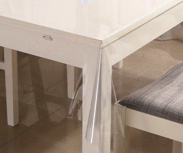Japan imports transparent and thin table cloth waterproof and oil proof free table cloth crystal version soft glass pvc table cloth
