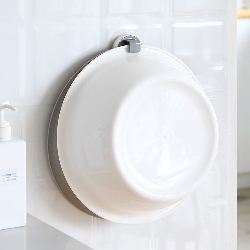 Wall Washbasin Hooks Bathroom Makeup Room Powerful Wall-mounted face pelvis Creative No Mark Racks Shelf hanging basin shelves
