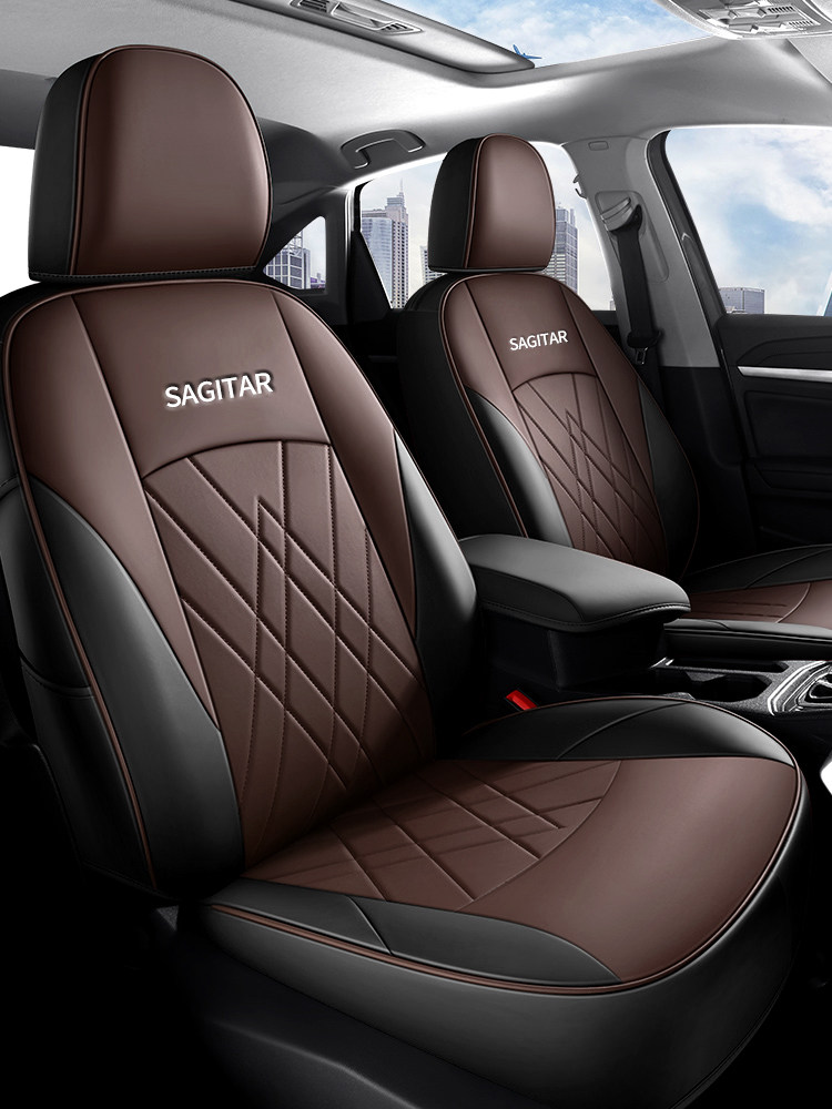 Genuine Leather Car Seat Covers for Volkswagen Sagitar, Full Coverage Seat Cushion, Suitable for All Seasons, 2026 Model