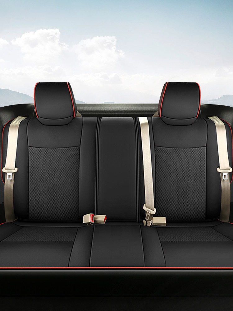 Genuine Leather Ford Escort Special Car Seat Cover, Full Surround Cushion Seat Cover, Suitable for All Seasons, 17892022 Model