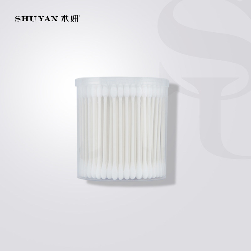Shuyan double-headed cotton swab disposable semi-permanent tool sterile makeup remover beauty disinfection ear cleaning sanitary cotton stick