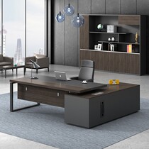 Kunming Boss Table Office Furniture Brief Modern Grand Bandae President Table Manager Table Desk Portfolio