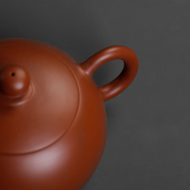 Zhu, violet arenaceous mud ruyi teapot household single pot of kung fu tea brewing a single single pot of small ceramic teapot