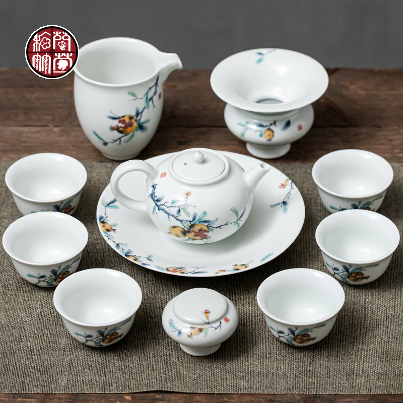 Your up hand - made kung fu tea set gift boxes daily gifts ceramic tea bags are contracted and I home sitting room