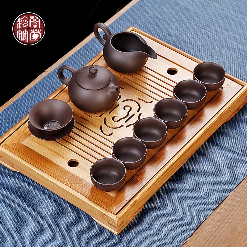 Purple sand tea set home sitting room is a small set of tea sets from the small tea tea sets are it teacup contracted