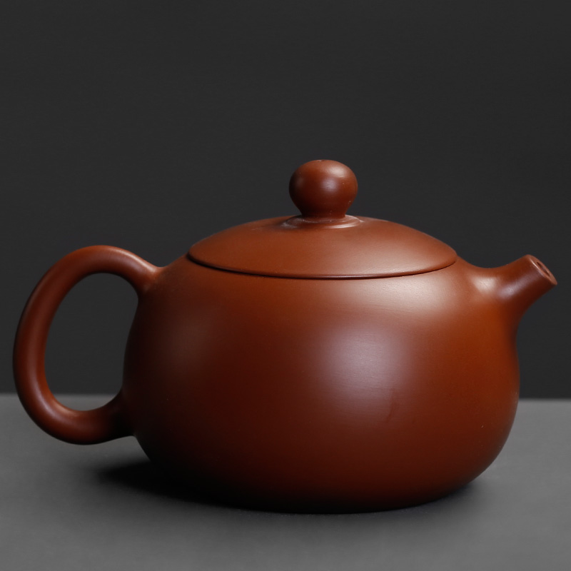 Zhu, violet arenaceous mud ruyi teapot household single pot of kung fu tea brewing a single single pot of small ceramic teapot