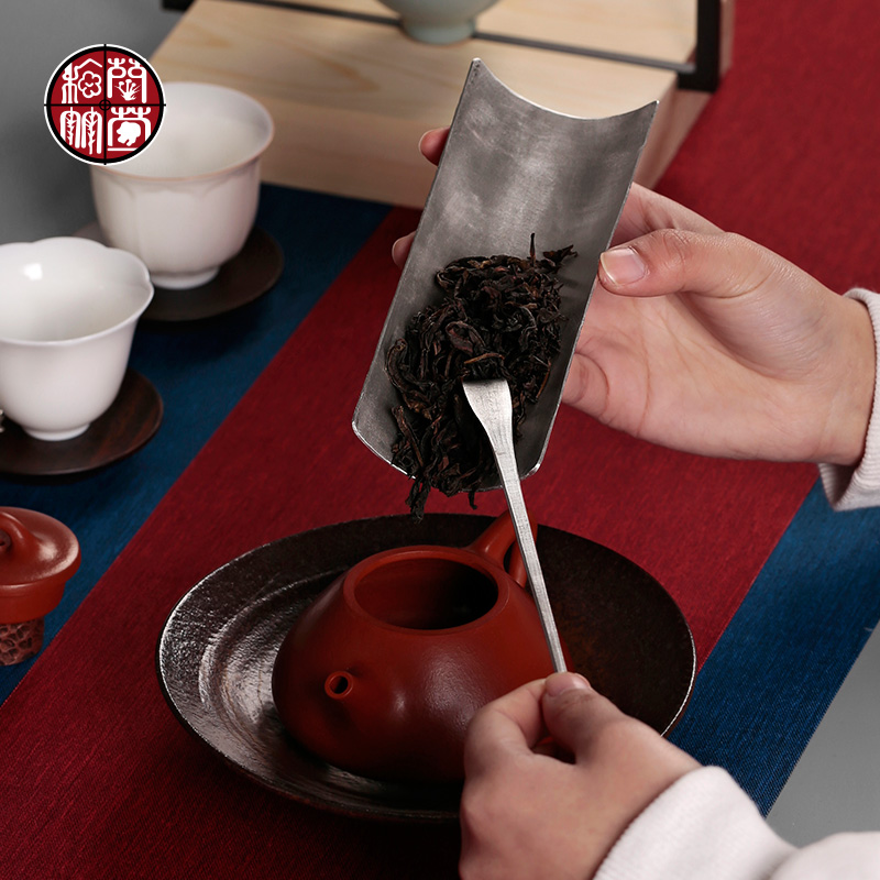 By patterns by hand is three - piece combination "kung fu tea tea tea set accessories tea taking with zero household tools