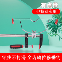 New multifunctional bridge raft bracket bridge fishing raft rod kickstand Drop Wheel Raft Fishing Rod Rack Boat Fishing Rod Shelf