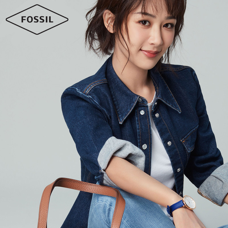 1日0点 杨紫同款 Fossil 化石 Jacqueline系列 小蓝针 女式时尚手表 ES3795 多重优惠折后￥399包邮  可购买额外8折优惠券
