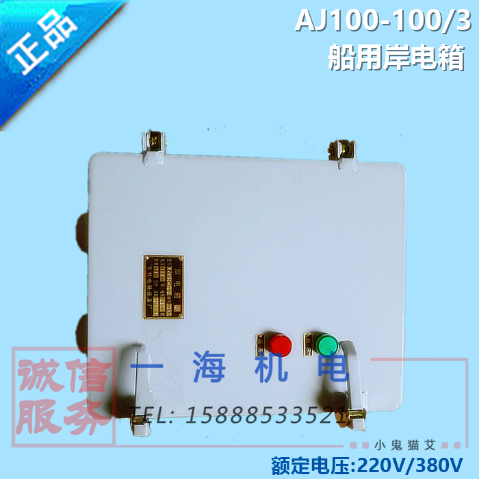 Marine AJ (Z) series shore electric box AJ100-100 3 three-phase AC bank electric distribution box 220380 V