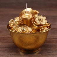 Yuanbao candle gold Wan Two burning 20 hours Qingming Festival Filial Piety Ancestors FILIAL PIETY AND ACCESSORIES RELIGIOUS LOTUS CANDLE NO