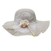 New summer sun hat for women sun protection linen fisherman hat sun hat beach hat travel versatile flower straw hat