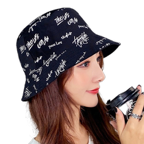 New Hat Woman Tide Double-sided Fisherman Han Edition Leisure Little and Ins Fashion Street Bowl Hat Men and Women Universal