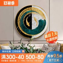 Modern simple living room round entrance decorative painting More than a year Corridor aisle hanging painting Study dining room mural
