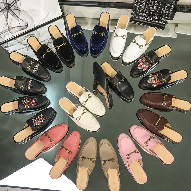 Women's Summer Mules with Toe Cap, 2026 New Style, Horsebit Flat Shoes, Genuine Leather, Trendy Slip-On Sandals Women's Summer Mules with Toe Cap, 2026 New Style, Horsebit Flat Shoes, Genuine Leather, Trendy Slip-On Sandals