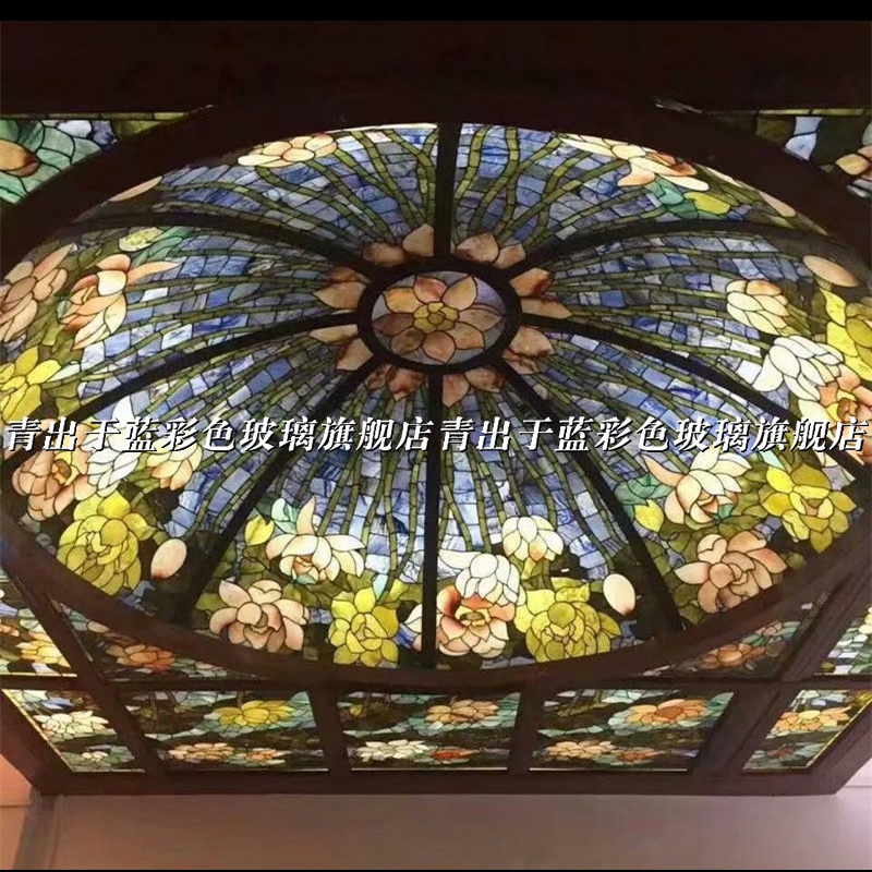 Set Making Hotel Great Dome Sample House Display Center High Level Suspended Ceiling Villa Ceiling Light Transmission Glass Walkway Transmission Glass