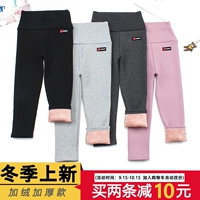 Cô gái cộng với quần legging nhung dày mùa thu và mùa đông quần cotton cho trẻ em quần trẻ em mùa đông ấm áp mặc quần kaki cho bé