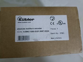 ຕົວເຂົ້າລະຫັດ Kübler: 8.5863.1200.G321.S057 ຍີ່ຫໍ້ຕົ້ນສະບັບໃຫມ່ກະລຸນາສອບຖາມກ່ອນການປະມູນ.