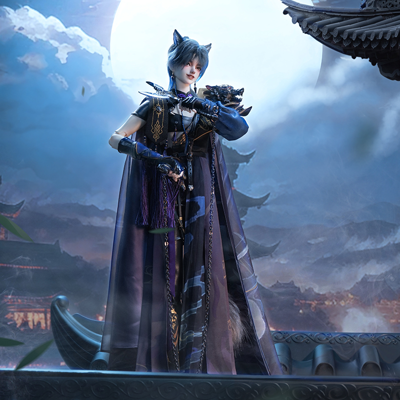 Dragon Soul humanoid BJD Waters 7 stars-Corrupt Wolf Officer 68BC-0037-Taobao