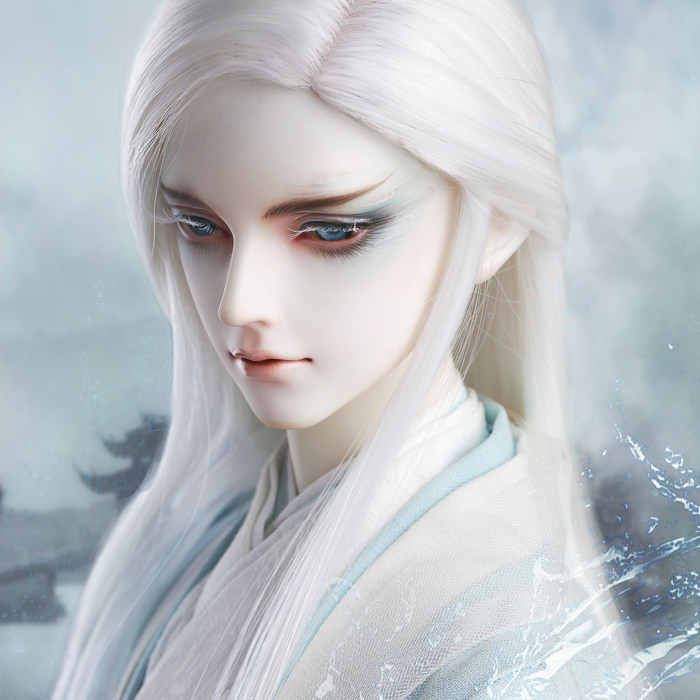 Dragon soul humanoid society strange scroll water god-Miaojun bjd doll sd official original genuine ancient uncle