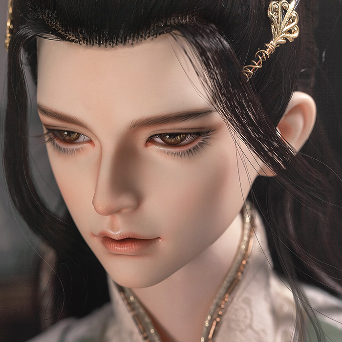 Dragon soul humanoid society news scroll Zhuang owner-Helian Rongying bjd doll sd official original genuine ancient uncle