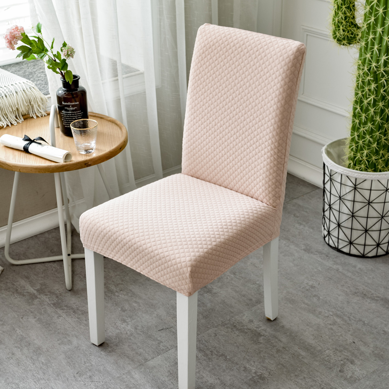 Thickened elastic chair cover Hotel Dining hotel Restaurant dining table chairs cover Home Knitted Stool Sleeve Seat Cover Universal