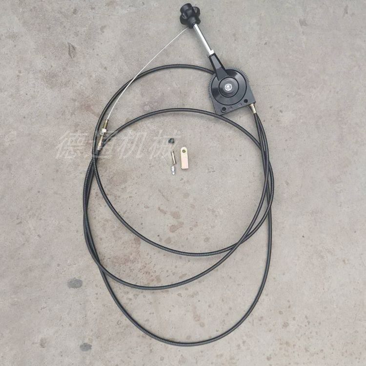 Fertilizer Spreader Special Pull Wire Fertilization Machine Switch Sprinklers Fertilizer Accessories Aluminum Alloy hand brake pull wire 3 5 m long steel wire