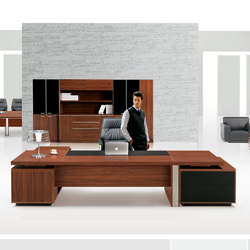 Le Rich Plate New Eight Doors Desk Manager Table Manager Table Brief Modern Grand Bandae President Table Desk Boss Table