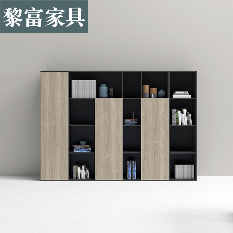Cabinet Ground Cabinet Office Bookcase Information Cabinet Solid Wood Lockers Bookcase Shelves Modern Brief