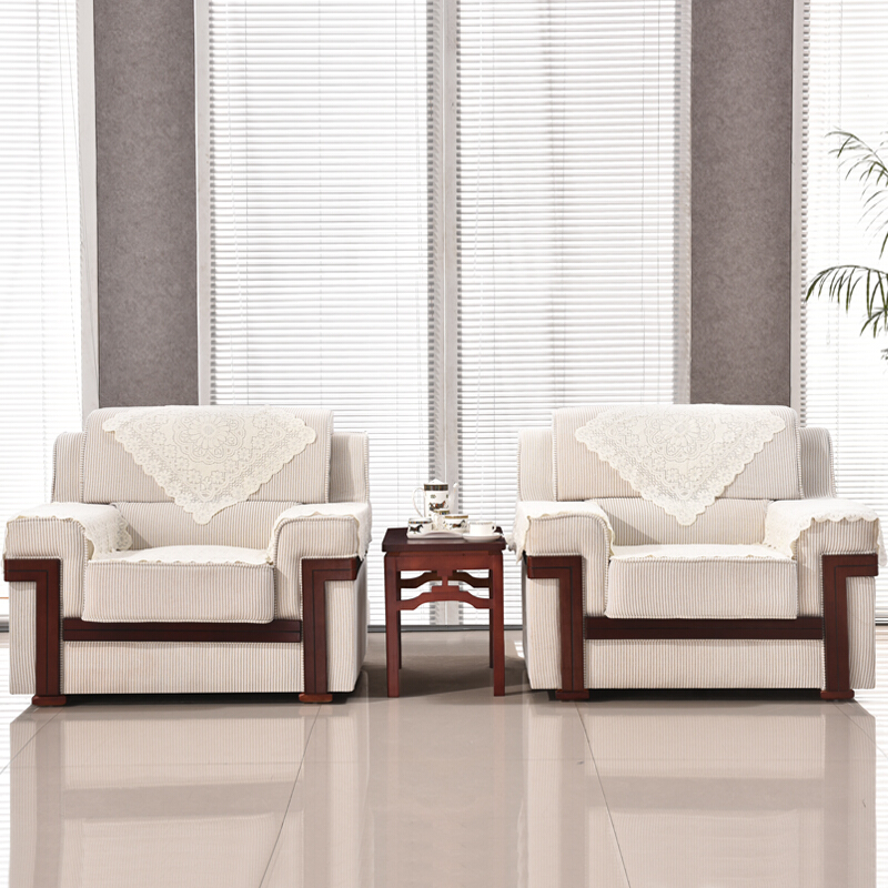 Leifu Brand Office Sofa Lounge Reception Room Cloth Cossy Tea Several Combined Sofa Creative Single
