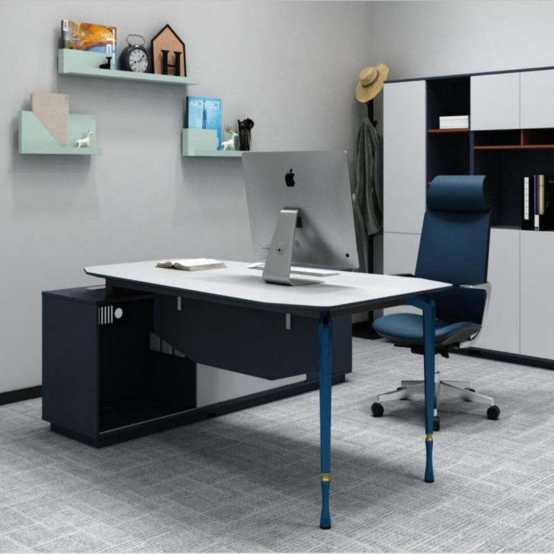 Le Rich Office Furniture Desk Fashion Modern Minimalist boss Table Grand Bandai Manager Table Manager Table Summary