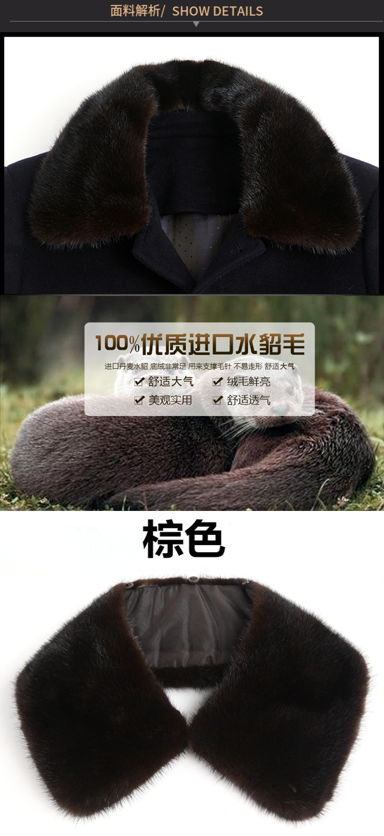 Qin thương hiệu mùa đông tùy chỉnh nam trung niên dài tải áo len len áo choàng trên đầu gối nam áo gió áo dạ nam